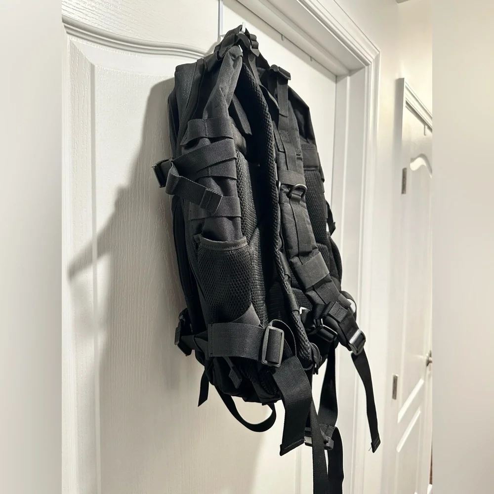Black Tactical Military Grade Backpack